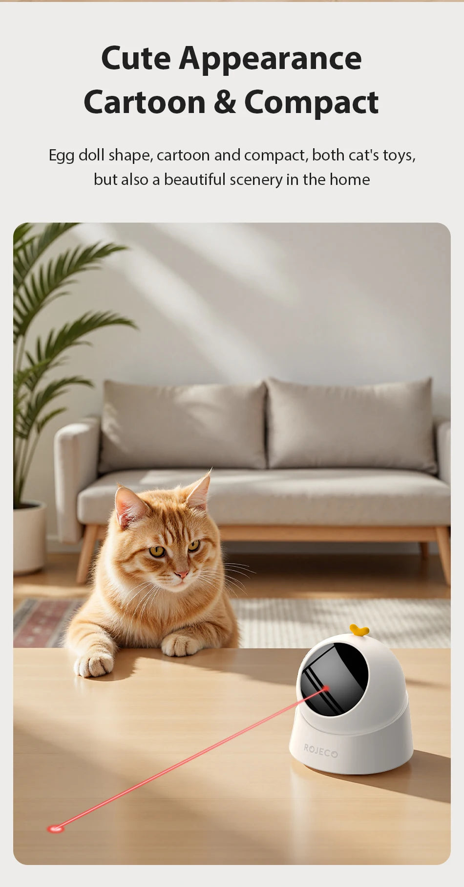 Automatic Cat Laser Toy Interactive 360° Adjustable Electric Cat Toy For Kitty Dog Indoor Smart Teasing Laser Cat Toys