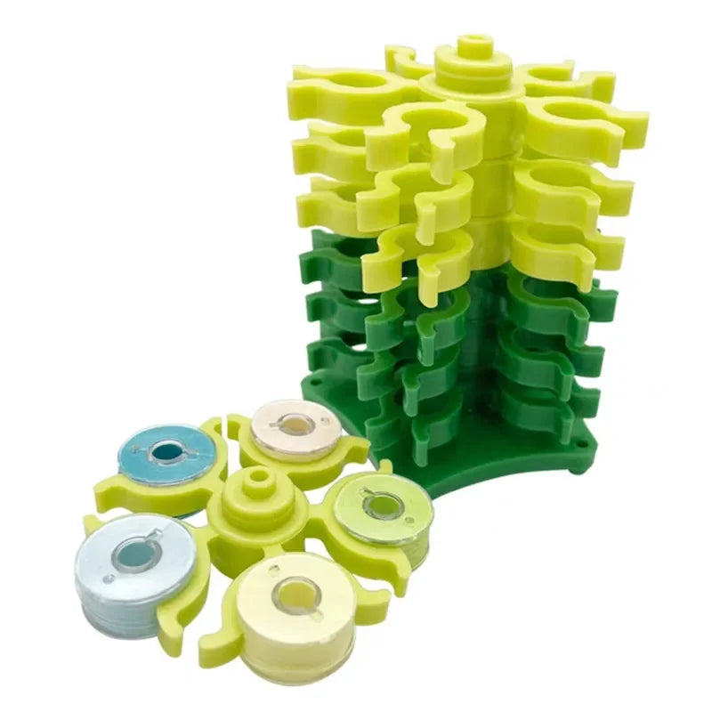 Storage Clip Stand Sewing Bobbins Tower For 30 Thread Spool Plastic Holder Clamp Organizer Sewing Machine DIY Embroidery and Sewing Tool