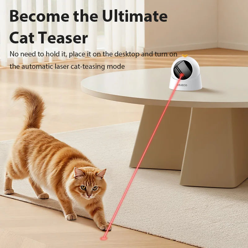 Automatic Cat Laser Toy Interactive 360° Adjustable Electric Cat Toy For Kitty Dog Indoor Smart Teasing Laser Cat Toys