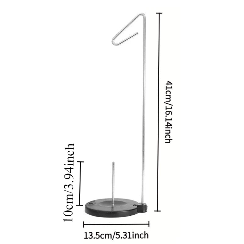 Single Thread Stand for Sewing Machine - Plastic Base Cone Spool Holder - Compatible with Large Cone Bobbins