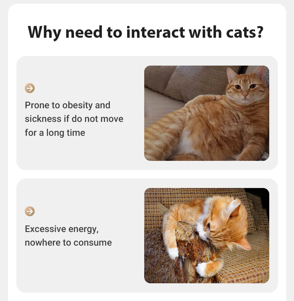 Automatic Cat Laser Toy Interactive 360° Adjustable Electric Cat Toy For Kitty Dog Indoor Smart Teasing Laser Cat Toys