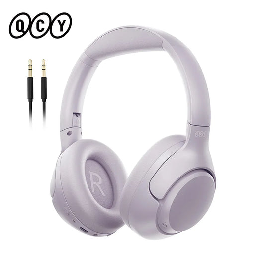 ANC Wireless Headphones Bluetooth 5.4 Hi-Res Audio Over Ear Headset 43dB Hybrid Active Noise Cancellation Earphones 60H