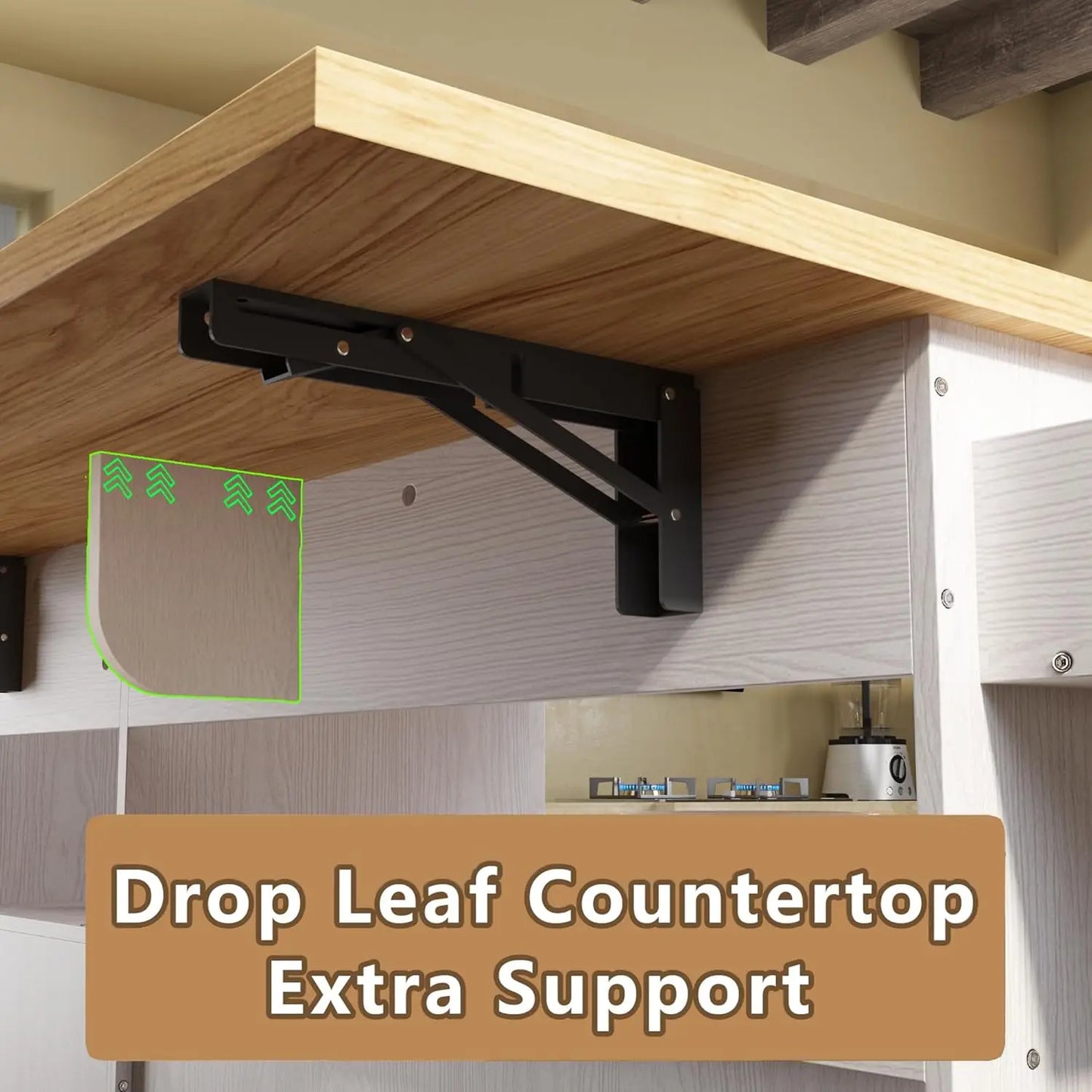 Rolling Kitchen Island with Drop Leaf And Power Outlet Mobile Island Table Kitchen Storage Wood Countertop.Customized