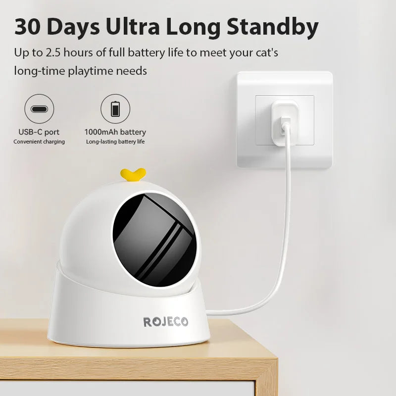 Automatic Cat Laser Toy Interactive 360° Adjustable Electric Cat Toy For Kitty Dog Indoor Smart Teasing Laser Cat Toys